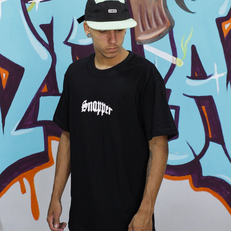 CAMISETA SNAPPER "NEW LOGO" PRETO