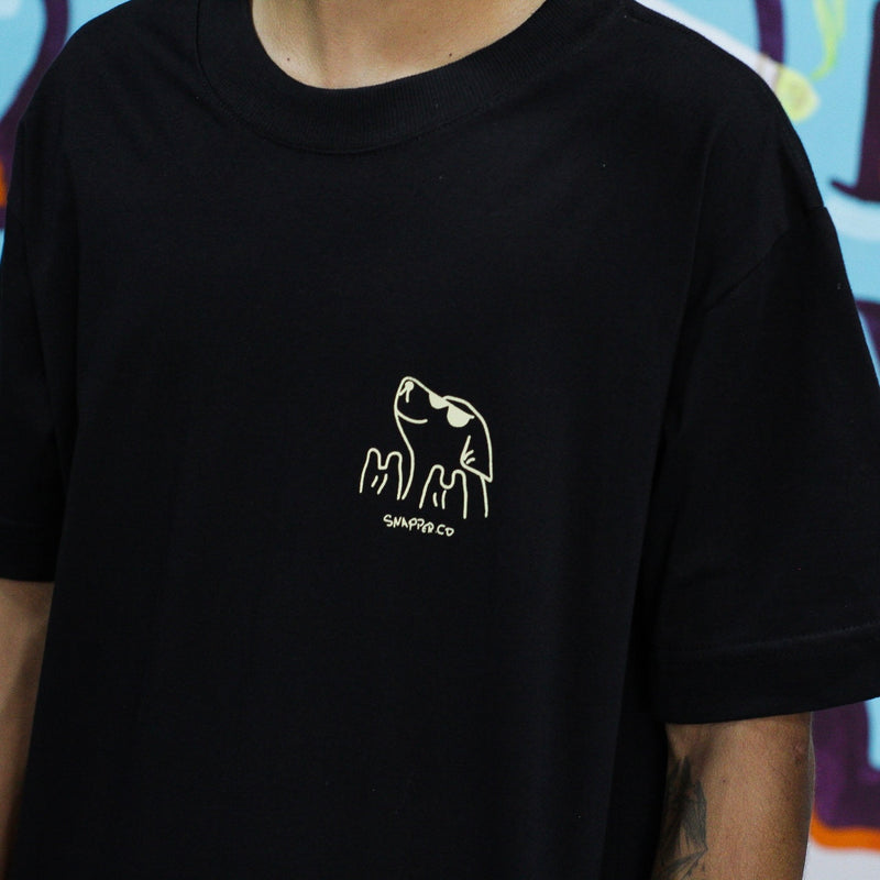 CAMISETA SNAPPER DOG PRETO