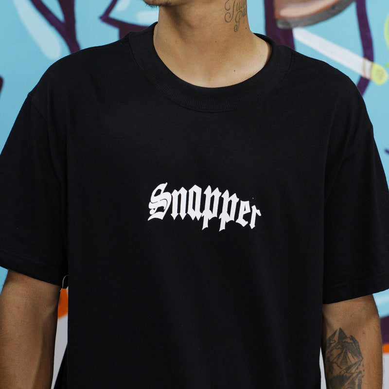 CAMISETA SNAPPER "NEW LOGO" PRETO