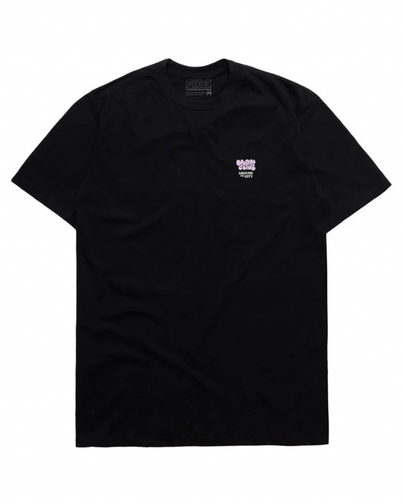 Camiseta Básica Fire Basic Throw Up (Preto)